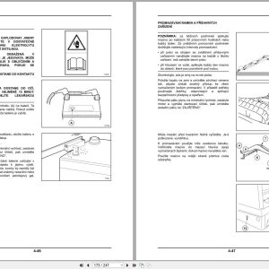 New Holland Mini Excavator E16B E18B Operators Manual 84287051 2010 Cz (2)