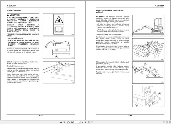 New Holland Mini Excavator E16B E18B Operators Manual 84287051 2010 Cz (2)