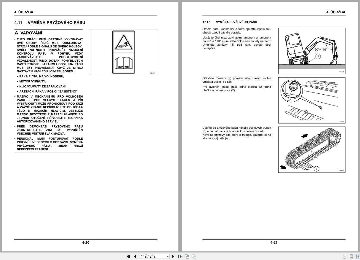 New Holland Mini Excavator E16B E18B Operators Manual 84371770 2011 CZ (2)
