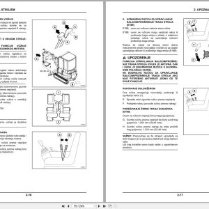 New Holland Mini Excavator E16B E18B Operators Manual 84493347 2011 Hr (2)