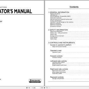 New Holland Mini Excavator E17C Operators Manual 90436678 2021 (1)