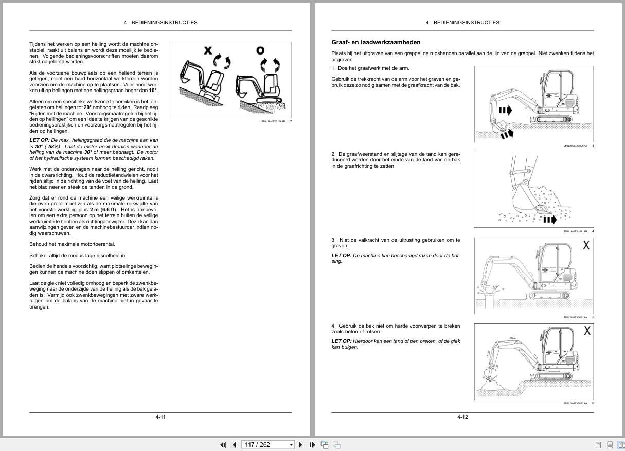 New Holland Mini Excavator E19C Operation Maintenance Manual 90361790 2020 NL (2)