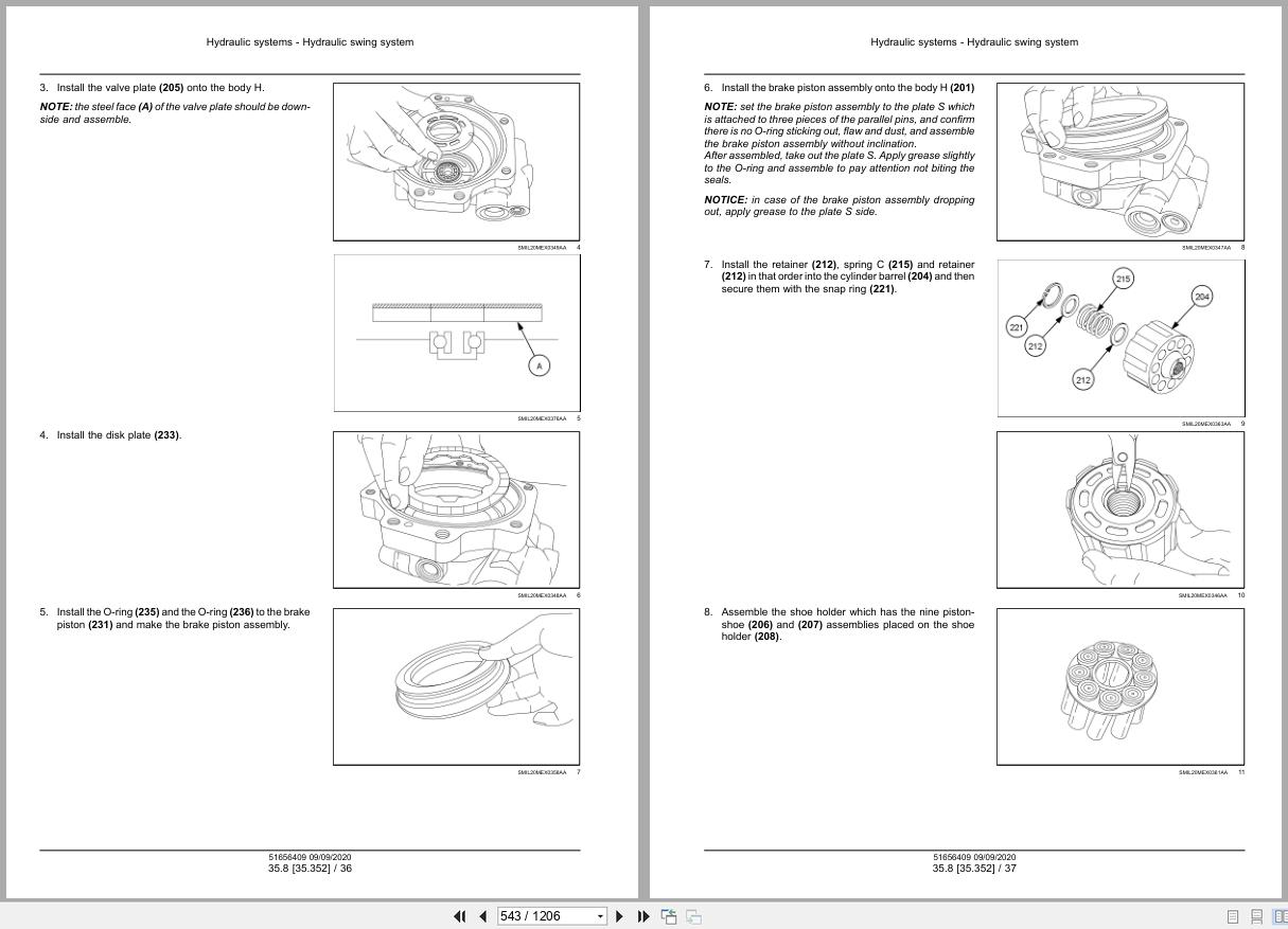 New Holland Mini Excavator E19C Service Manual 51656409 2010 (2)