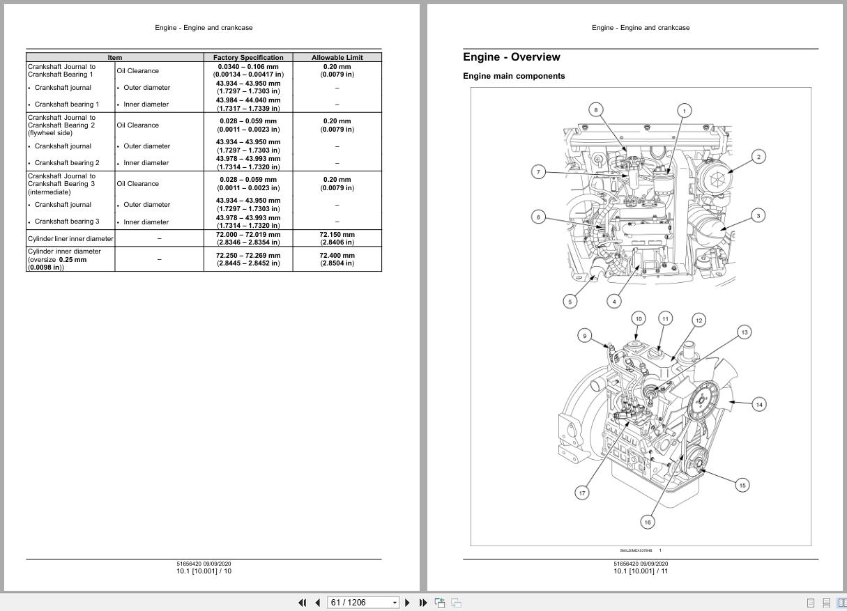 New Holland Mini Excavator E19C Service Manual 51656420 2020 (2)