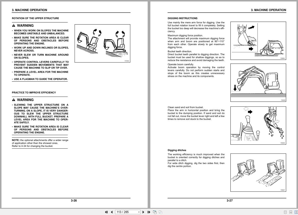 New Holland Mini Excavator E20.2SR E22.2SR E27.2SR Operators Manual 84287307 2010 (2)