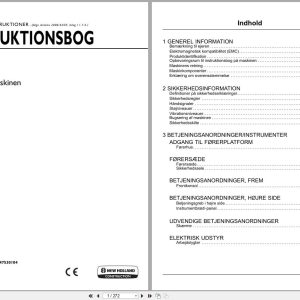 New Holland Mini Excavator E26BSR E29BSR Operators Manual 47530104 2013 DK (1)
