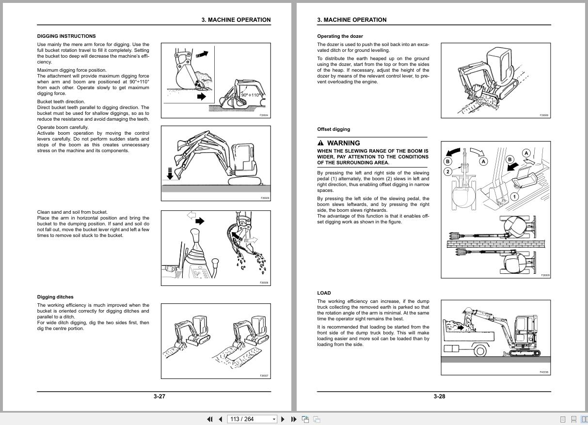 New Holland Mini Excavator E26BSR E29BSR Operators Manual 84372054 2011 (2)