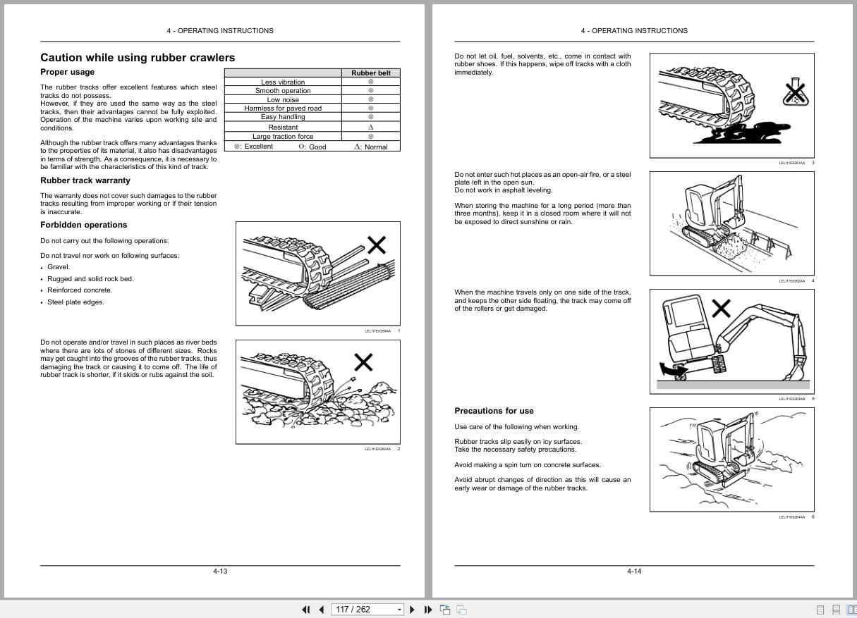 New Holland Mini Excavator E26C Operators Manual 51698709 2020 (2)
