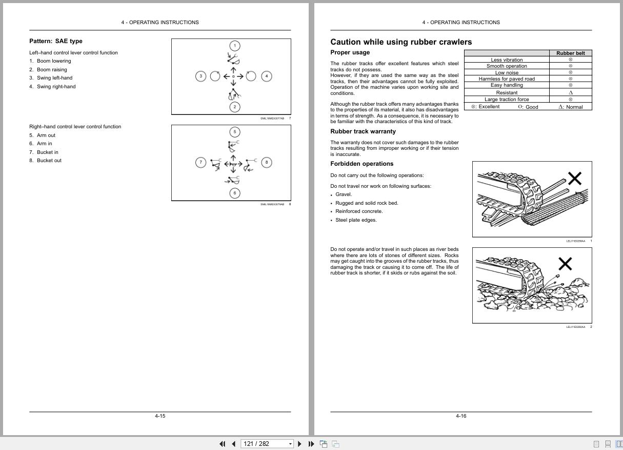 New Holland Mini Excavator E26C Operators Manual 90436680 2021 (2)