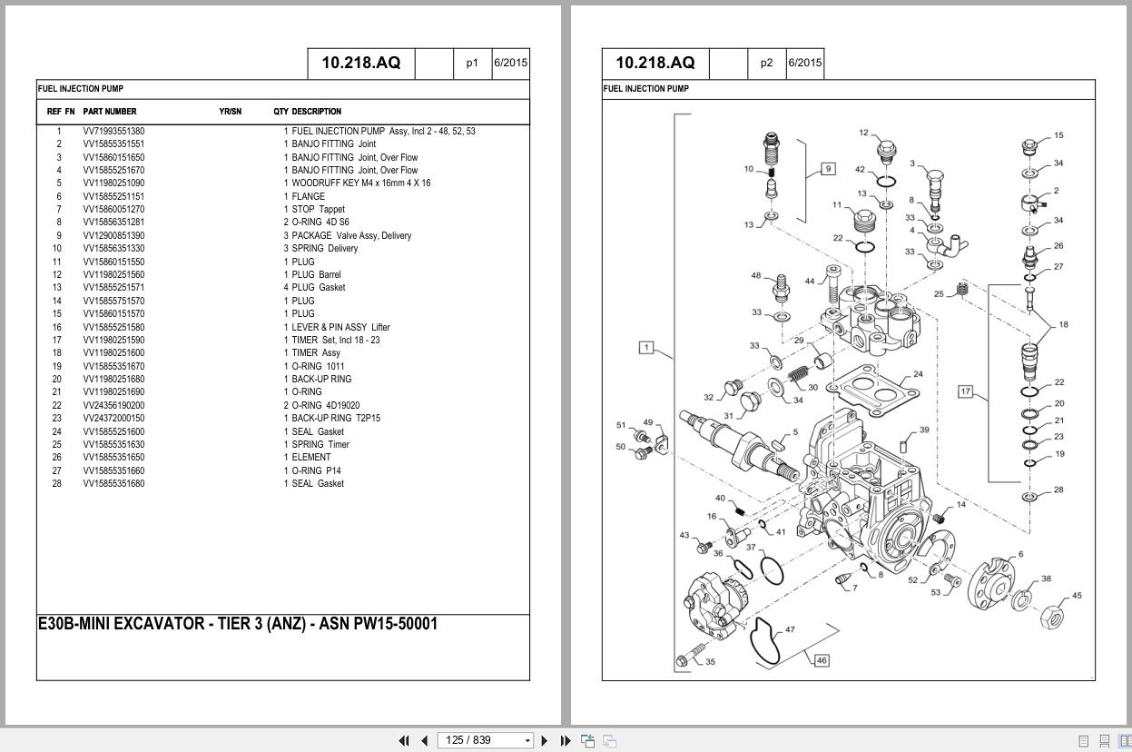 New Holland Mini Excavator E30B Tier 3 Parts Catalog 47880306 2015 (2)