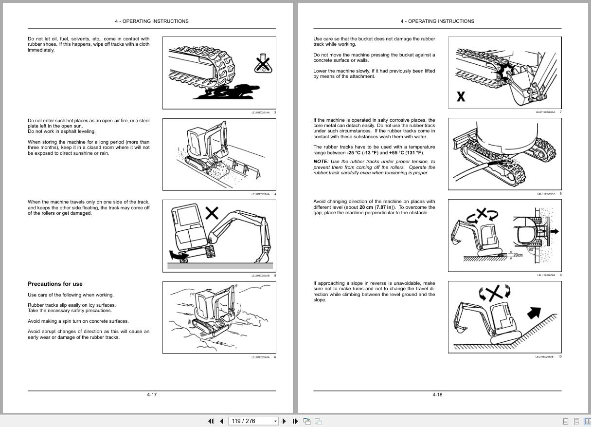 New Holland Mini Excavator E30C Operators Manual 51632787 2019 (2)