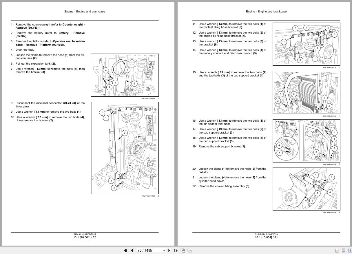 New Holland Mini Excavator E30C Service Manual 51649414 2019 (2)