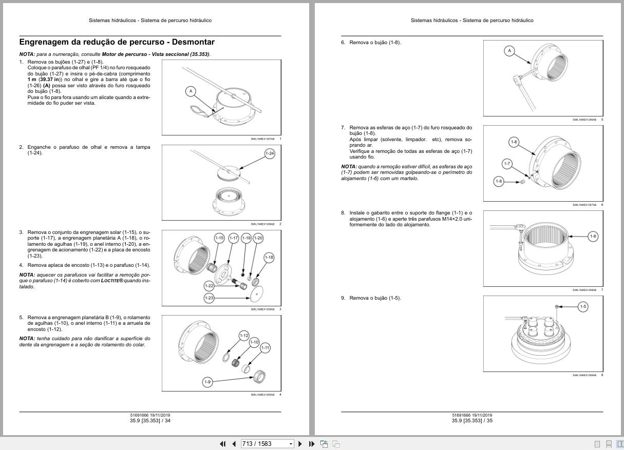 New Holland Mini Excavator E33C Service Manual 51691666 2019 BR (2)