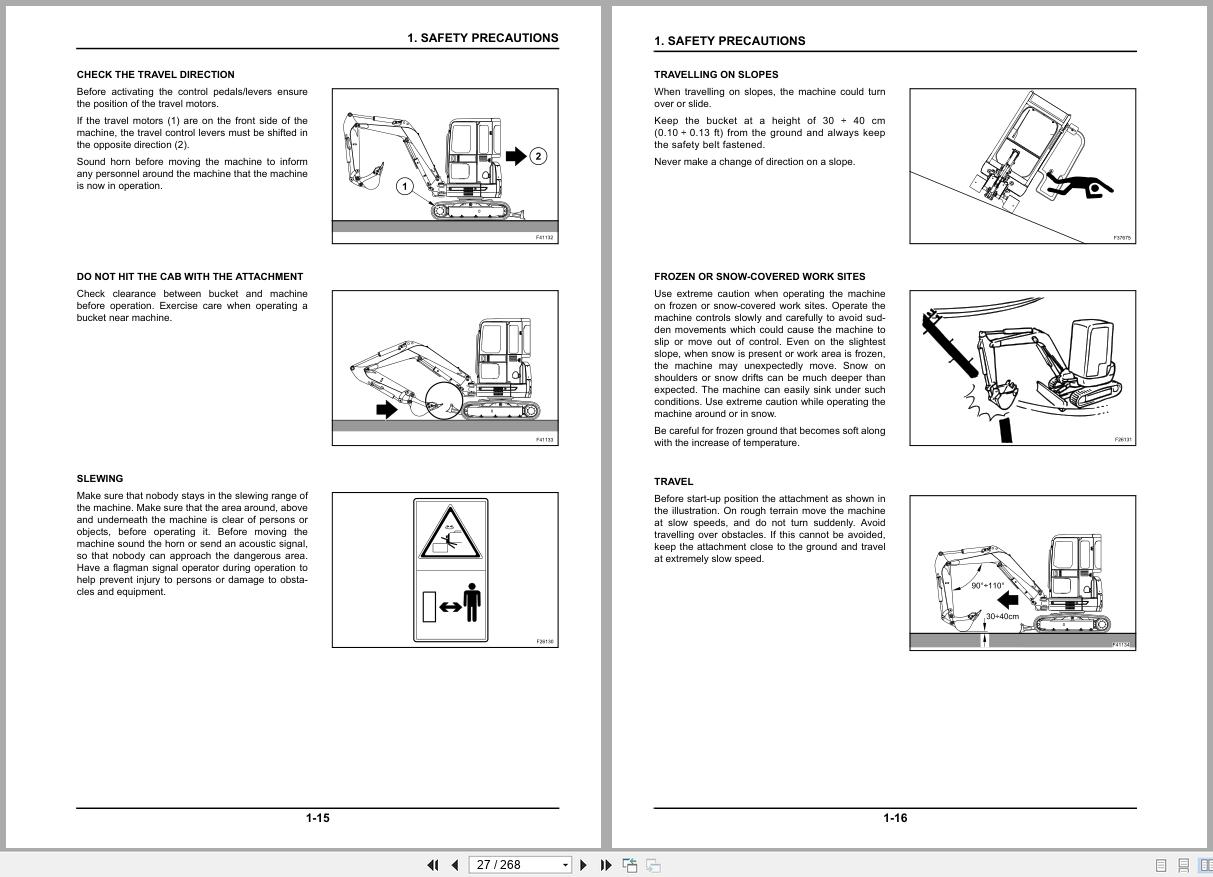 New Holland Mini Excavator E35BSR E39BSR Operators Manual 84565479 2012 (2)