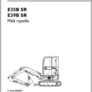 New Holland Mini Excavator E35BSR E39BSR Operators Manual 84565521 2012 CZ (1)