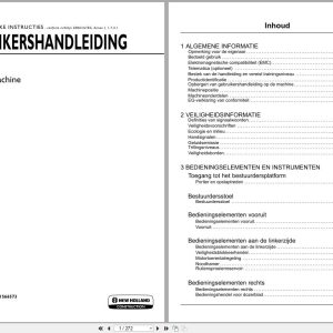 New Holland Mini Excavator E37C Operation Maintenance Manual 51566573 2018 NL (1)
