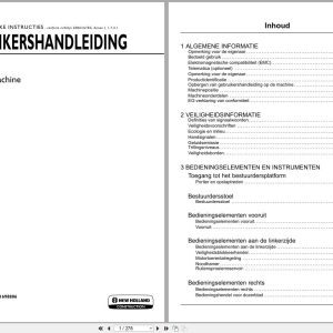 New Holland Mini Excavator E37C Operation Maintenance Manual 51698806 2020 NL (1)