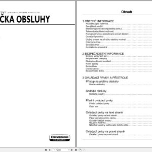 New Holland Mini Excavator E37C Operators Manual 51566546 2018 CZ (1)