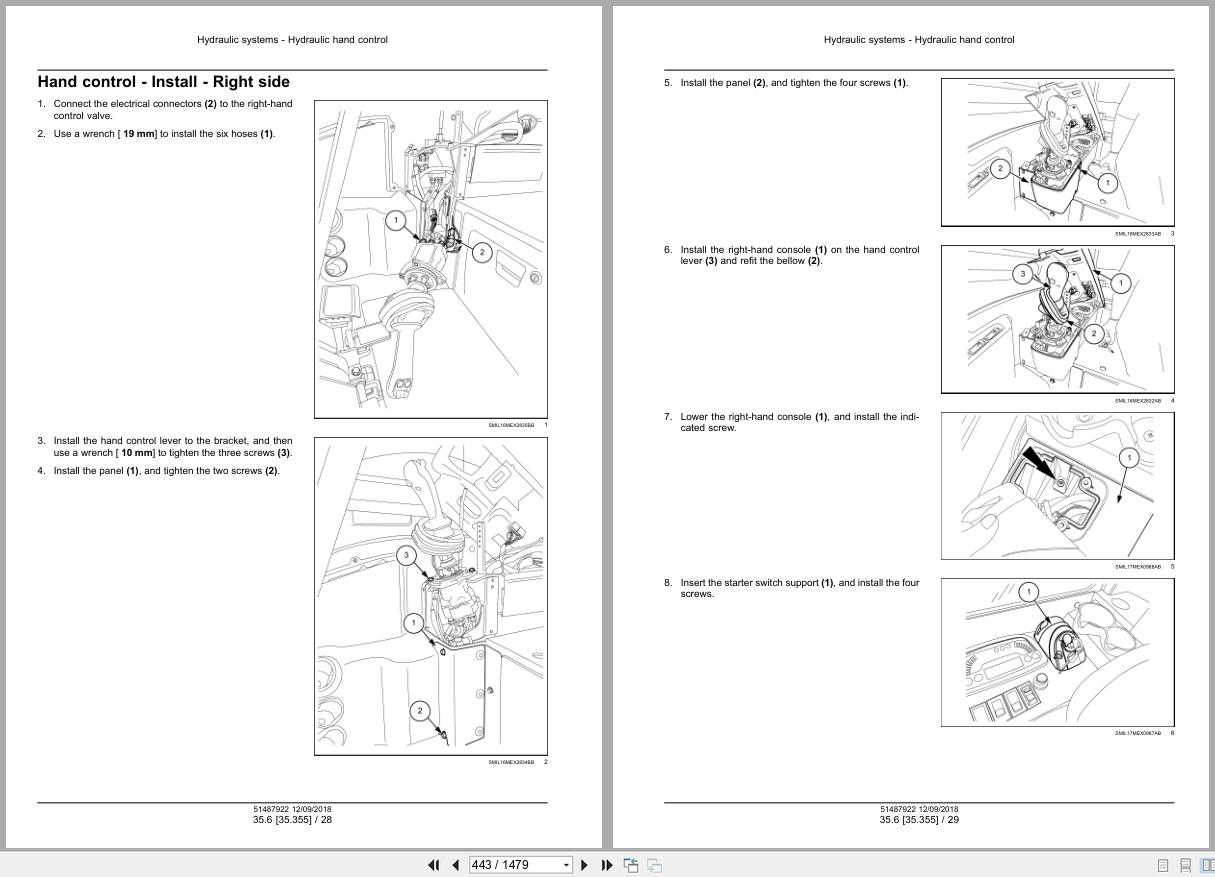 New Holland Mini Excavator E37C Service Manual 51487922 2018 (2)