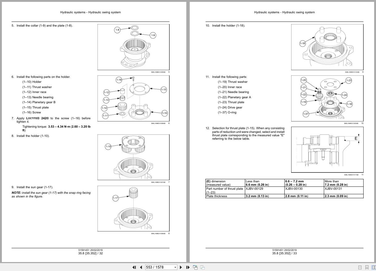 New Holland Mini Excavator E37C Service Manual 51591451 2019 (2)