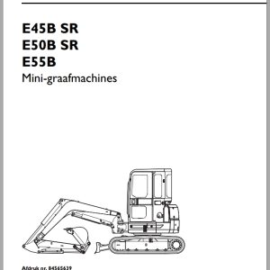New Holland Mini Excavator E45BSR E50BSR E55B Operation Maintenance Manual 84565639 2012 NL (1)