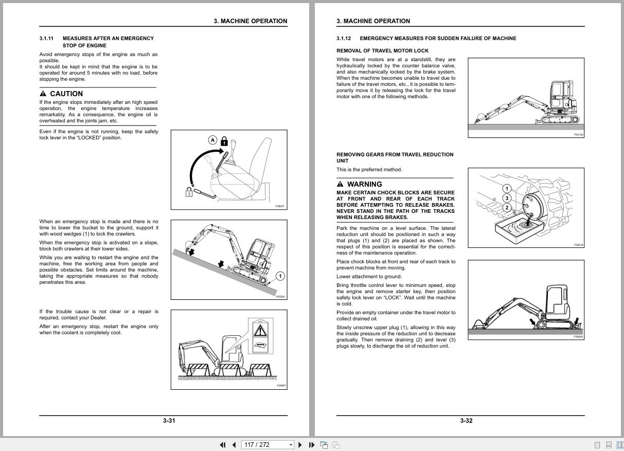 New Holland Mini Excavator E45BSR E50BSR E55B Operators Manual 84565611 2012 (2)