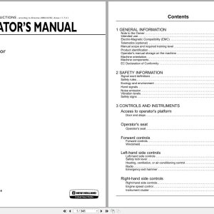 New Holland Mini Excavator E57C Operators Manual 90436154 2021 (1)