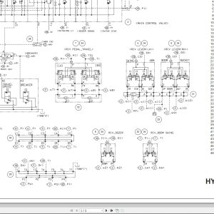 New Holland Mini Excavator E60C Hydraulic Schematic (1)