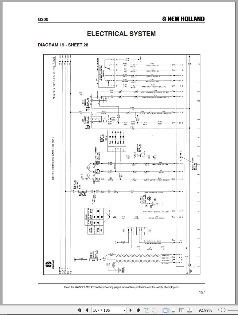 New Holland Motor Grader 200 Tier 3 Operators Manual 75314534NA 2006 (3)