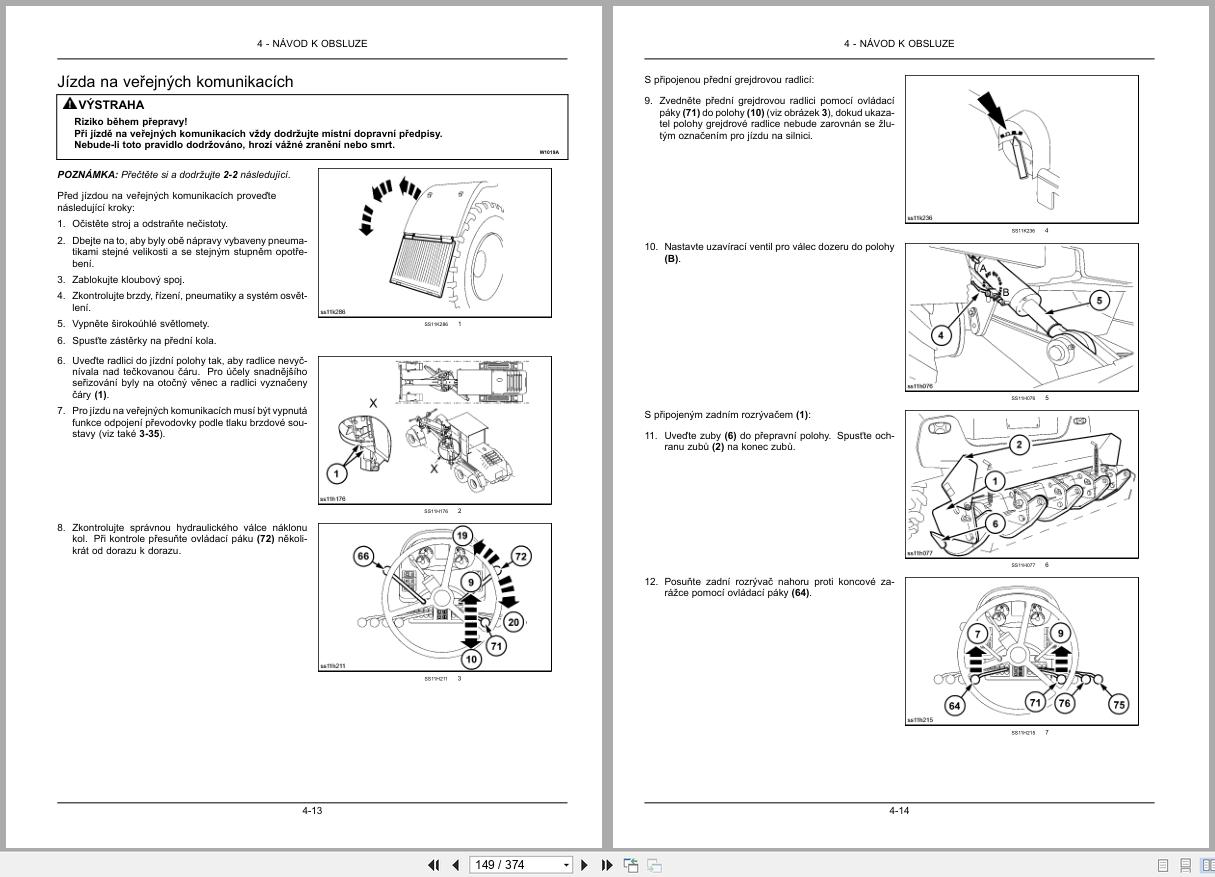 New Holland Motor Grader F106.7A to F156.7 Operators Manual 47421987 2014 CZ (2)