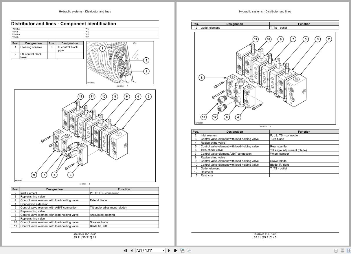 New Holland Motor Grader F106.8 F106.8A F156.8 F156.8A Service Manual 47829043 2015 (2)
