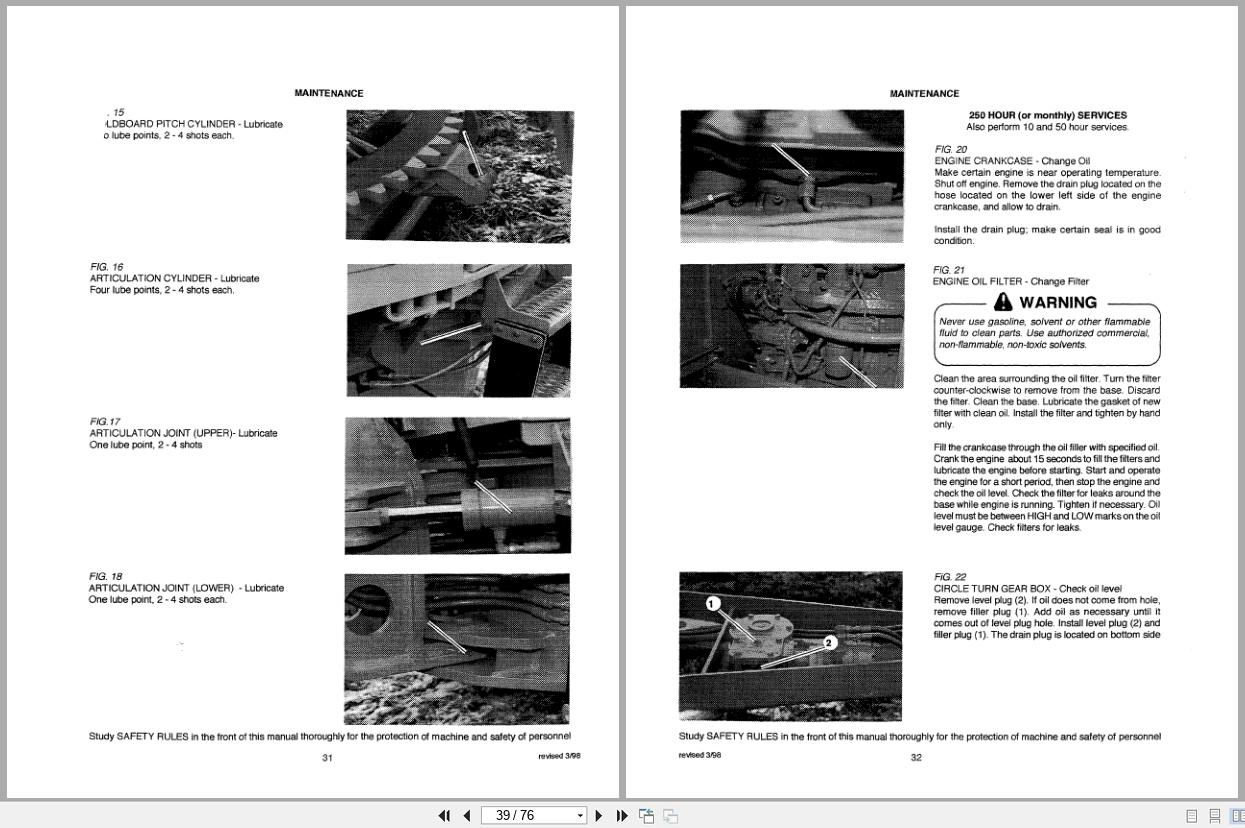 New Holland Motor Grader FG65C FG56C T Operation Maintenance Manual 73161388 (2)