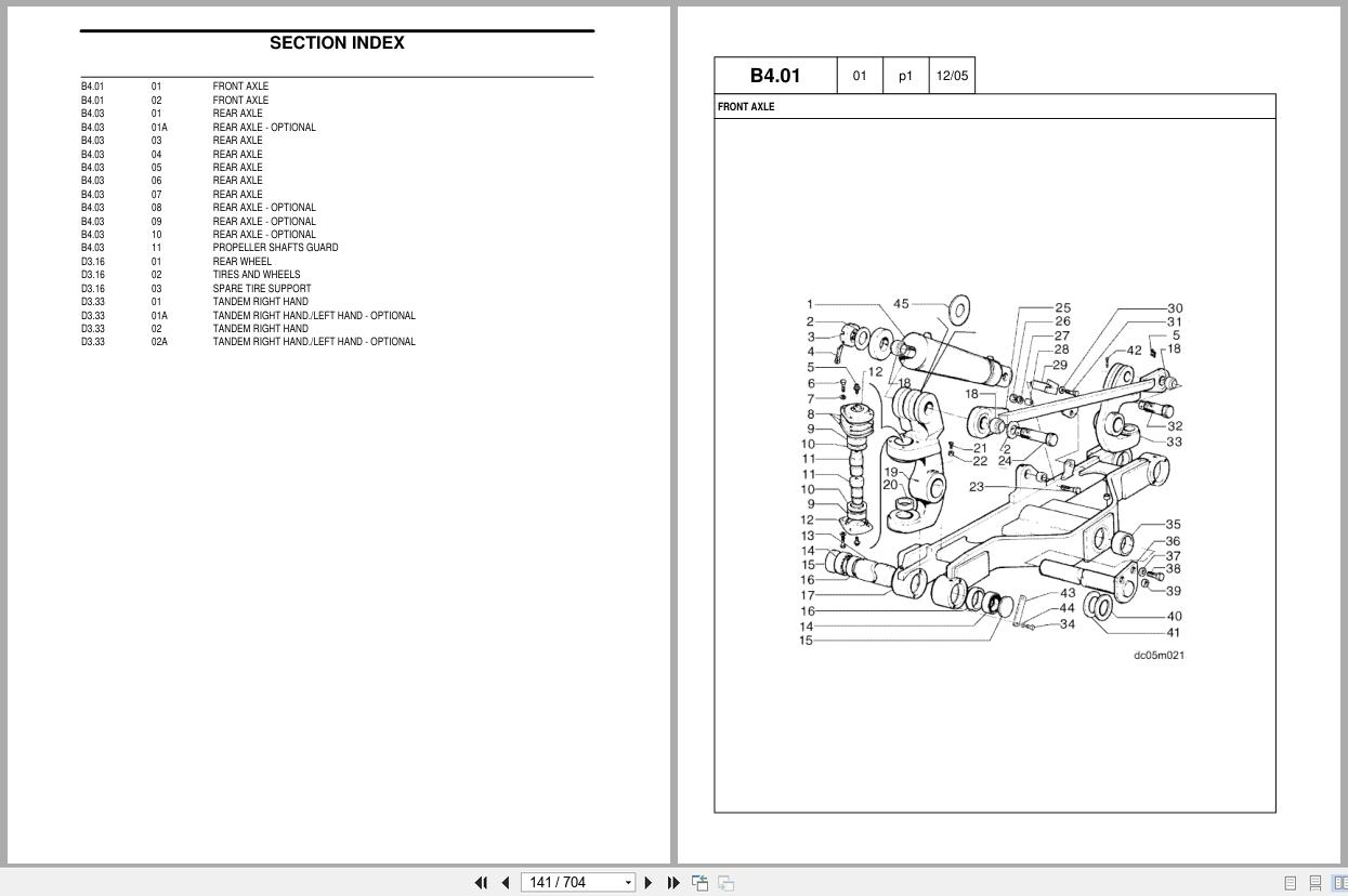 New Holland Motor Grader G170 Parts Catalog 75314453NA 2006 (2)