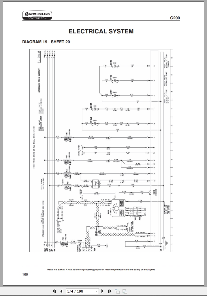 New Holland Motor Grader G200 Tier 3 AWD Operators Manual 87729458NA 2008 (3)