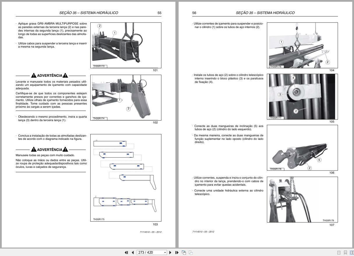 New Holland Telescopic Manipulator LM1340 to LM1745 Turbo Repair Manual 71114510 2012 BR (2)