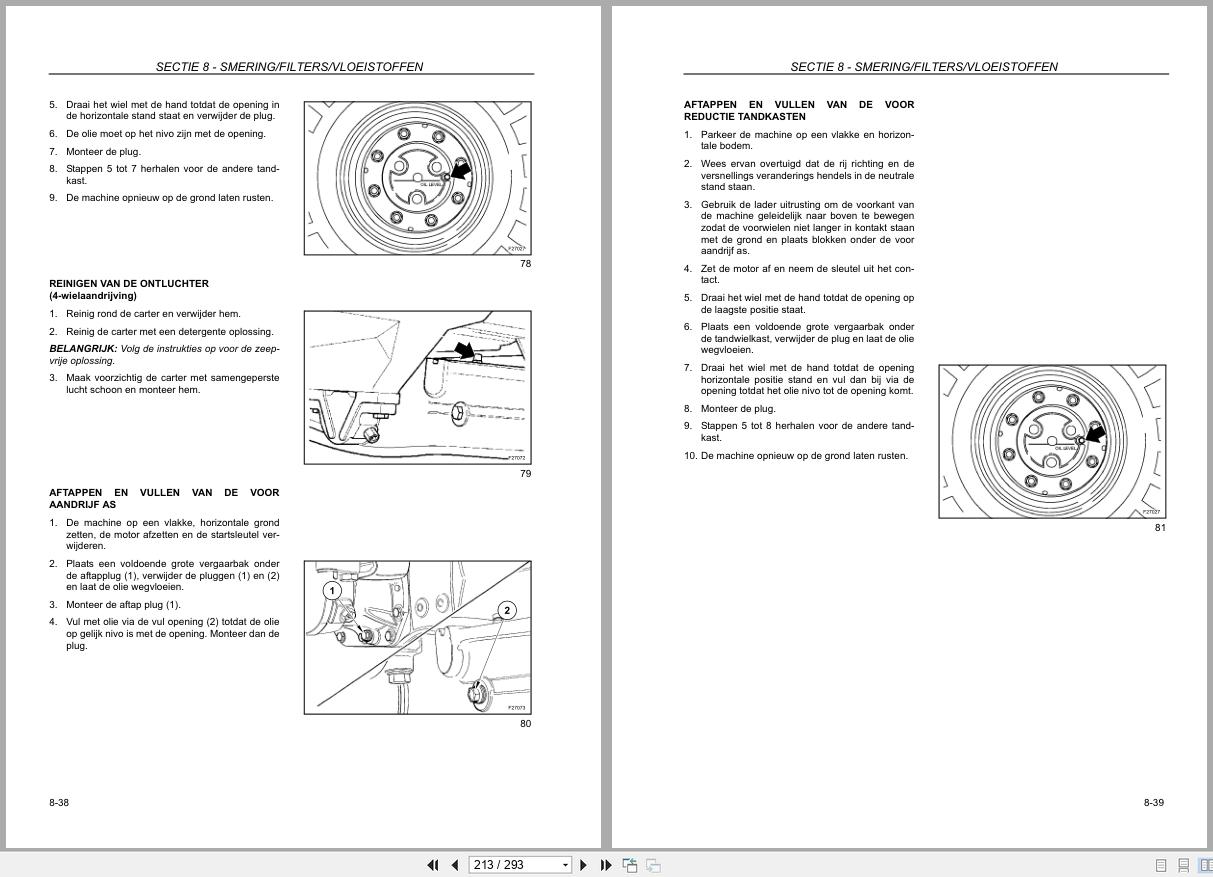 New Holland Wheel Loader LB90.B to LB115.B Operation Maintenance Manual 6043517302 2006 NL (2)