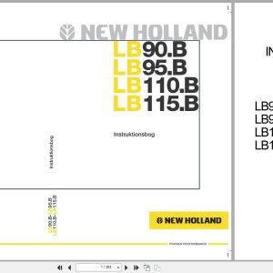 New Holland Wheel Loader LB90.B to LB115.B Operators Manual 6043517502 2006 DK (1)