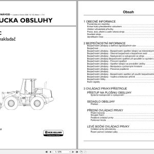 New Holland Wheel Loader W110C Operators Manual 84492637 2012 CZ (1)