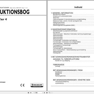 New Holland Wheel Loader W110C Tier 4 Operators Manual 47555681 DK (1)