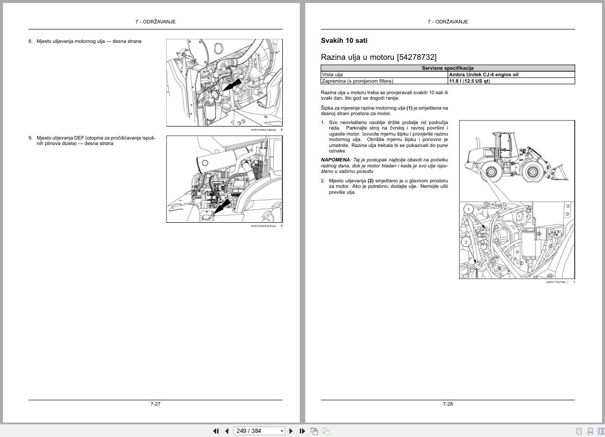 New Holland Wheel Loader W110C Tier 4 Operators Manual 47555710 2013 HR (2)