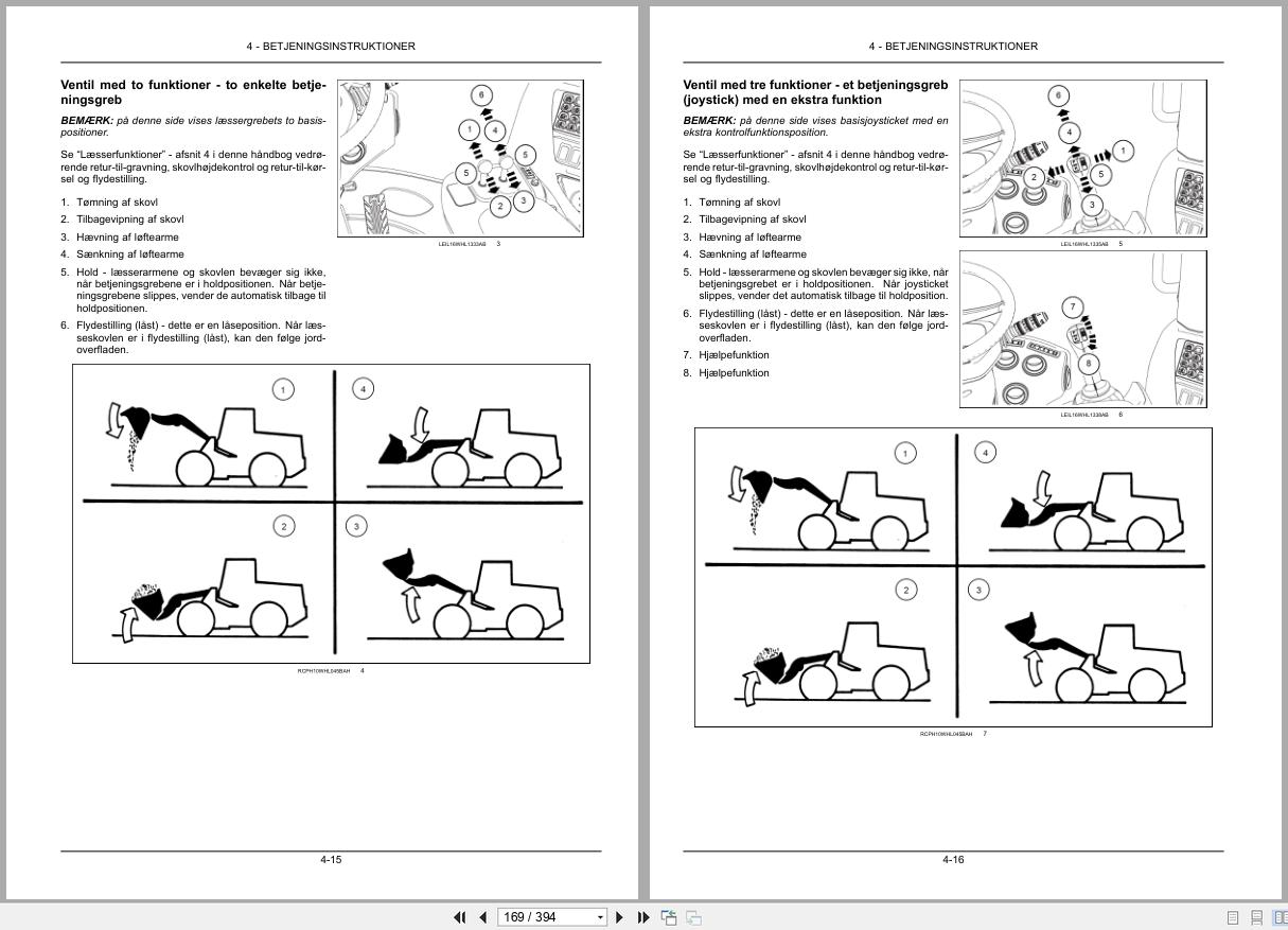 New Holland Wheel Loader W110D Stage 4 Operators Manual 47932180 2017 DK (2)