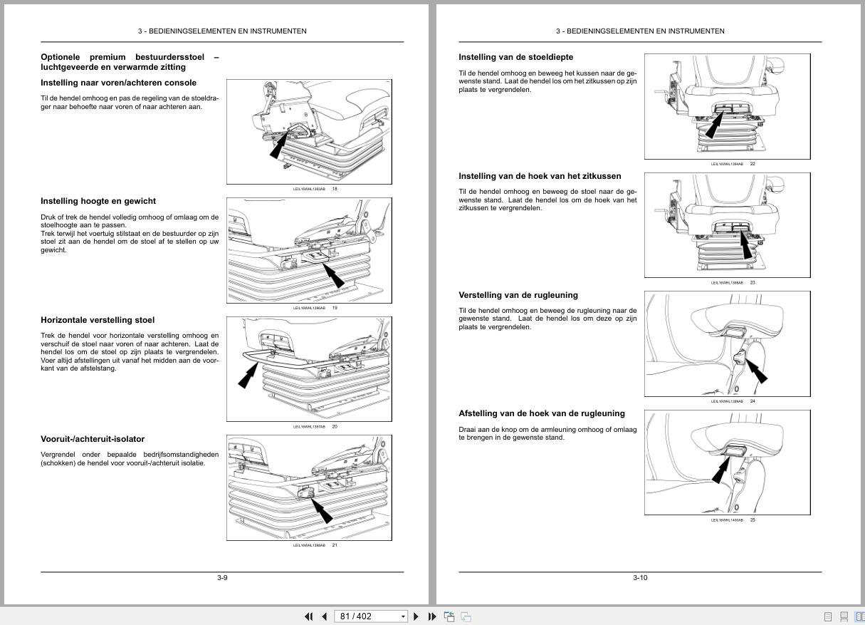 New Holland Wheel Loader W110D Stage IV Operation Manual 48114970 2017 NL (2)