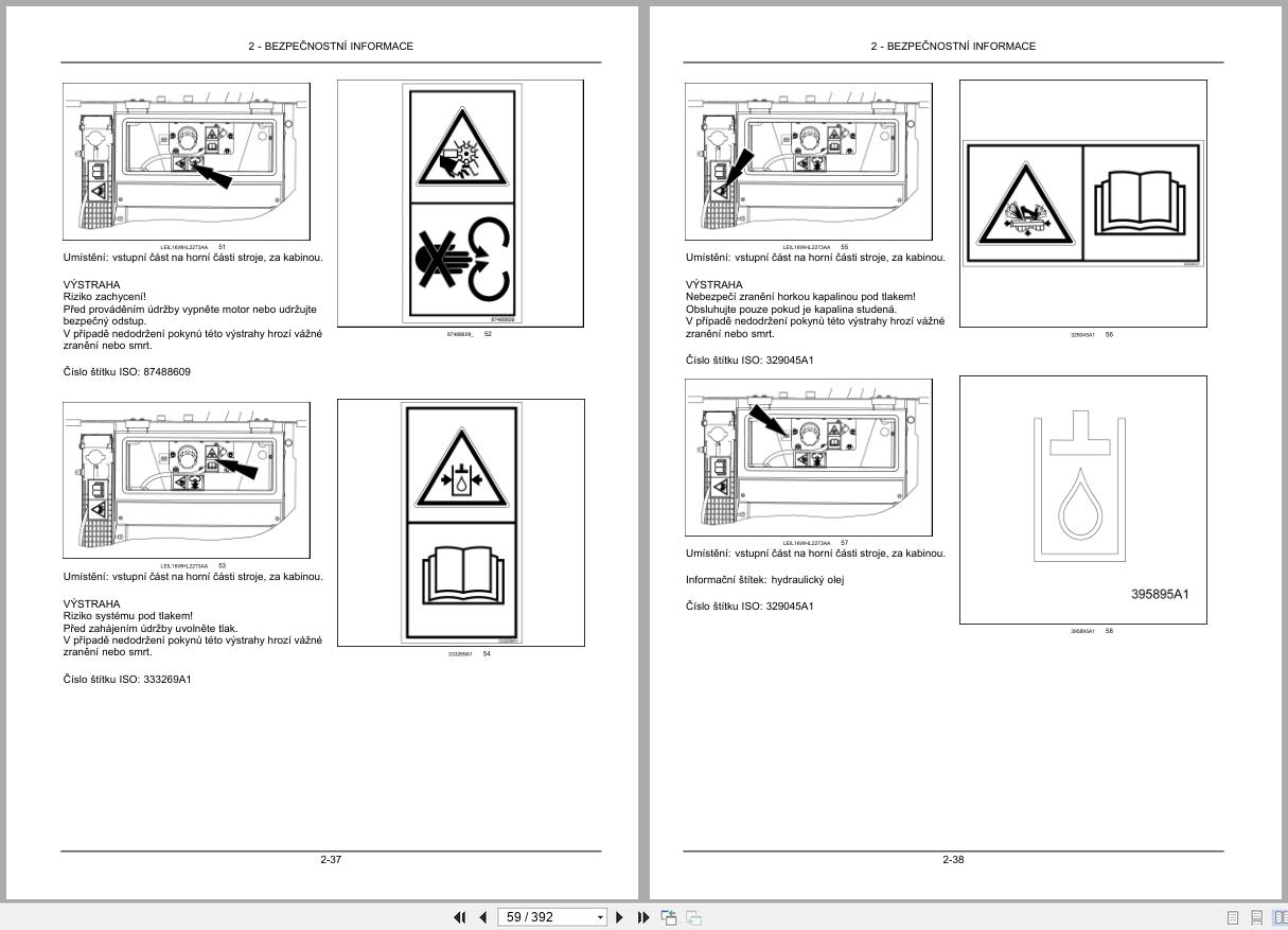 New Holland Wheel Loader W110D Stage IV Operators Manual 48114973 2017 CZ (2)