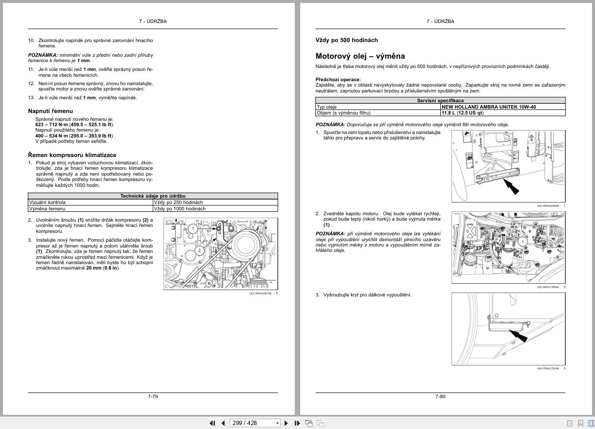 New Holland Wheel Loader W110D Stage IV Operators Manual 51418715 2017 CZ (2)