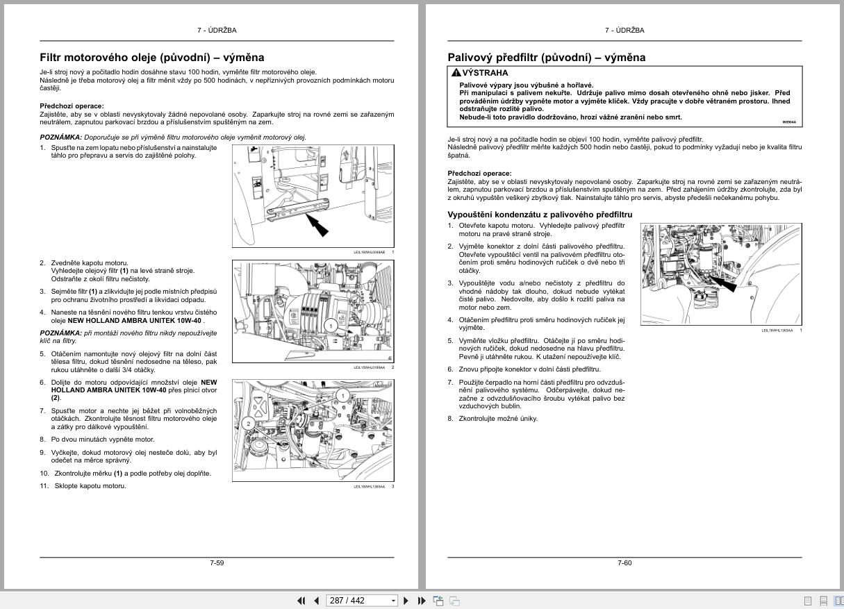 New Holland Wheel Loader W110D Stage IV Operators Manual 51575974 2019 CZ (2)