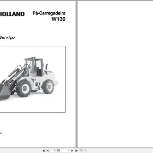 New Holland Wheel Loader W130 Service Manual 75314334 2005 BR (1)