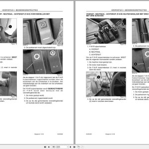 New Holland Wheel Loader W130B Operation Manual 84266368 2009 Nl (2)
