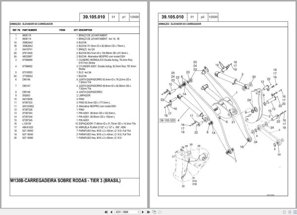 New Holland Wheel Loader W130B Tier 3 Operators Manual 71114612 2020 BR New Holland Wheel Loader W130B Tier 3 Operators Manual 71114612 2020 Br (2)