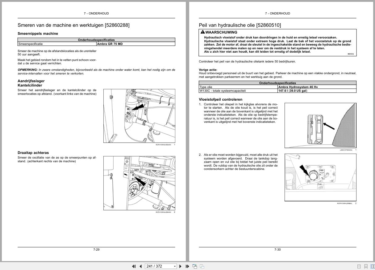 New Holland Wheel Loader W130C Tier 4 Operation Manual 47555961 2013 NL (2)