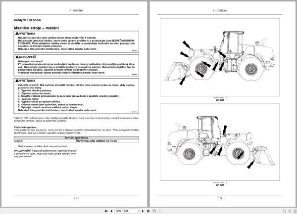 New Holland Wheel Loader W130D W170D Stage Iv Operators Manual 51576055 2019 Cz (2)